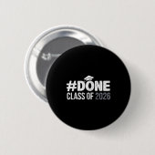 #done 2026年卒 卒業 シニア 2026年 卒業式 缶バッジ (正面&裏面)