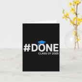 #done Cl Of 2025 – 卒業So Done Senior 2025 カード (黄色い花)