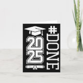 #done Cl Of 2025 – 卒業So Done Senior 2025 カード (正面)