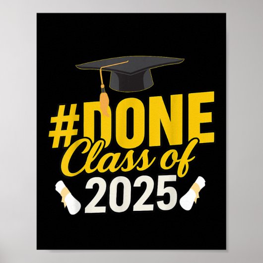 Done Cl Of 2025 Graduate Matching Group Graduation ポスター (正面)