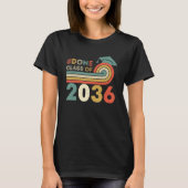 DONE Class of 2036 Graduation for Her Him Grad Sen Tシャツ (正面)