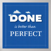Done is Better Than Perfect ポスター (正面)