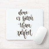 Done is better than perfect planner mouse mat マウスパッド (マウス)