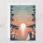 Done Mountain Lakeside Forest Outdoor Lake 結婚's 招待状 (正面)