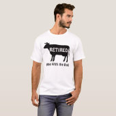 Done With the Bull Funny Cow Retirement Tシャツ (正面フル)