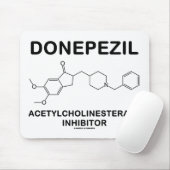 Donepezil Acetylcholinesteraseの抑制剤 マウスパッド (マウス)