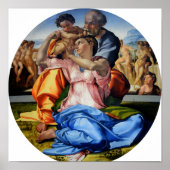 Doni Tondo by Michelangelo – ポスター (正面)
