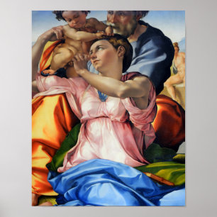 Doni Tondo, Doni Madona (詳細), Michelangelo, 15 ポスター