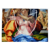 Doni Tondo, Doni Madona (詳細), Michelangelo, 15 ラージペーパーバッグ (裏面)