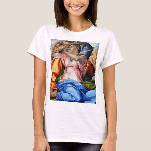 Doni Tondo, Doni Madona (詳細), Michelangelo, 15 Tシャツ (正面)