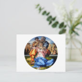 Doni Tondo, Doni Madona, Michelangelo, 1507 ポストカード (スタンド正面)