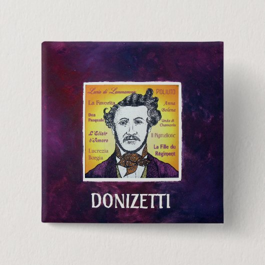 Donizetti 缶バッジ (正面)