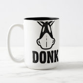 DONK -白マグの黒 ツートーンマグカップ (左)