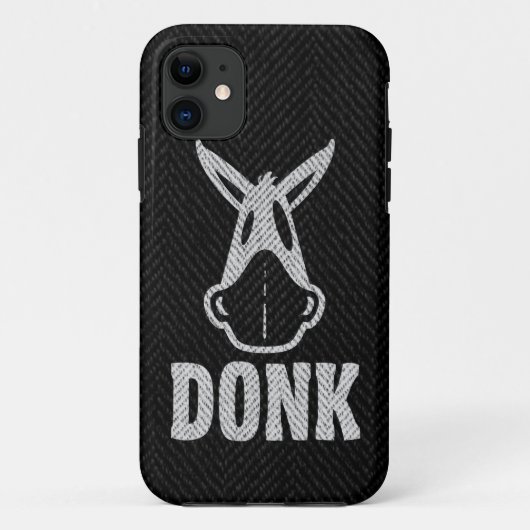 DONK -黒iPhone 5の場合の白 Case-Mate iPhoneケース (裏面)