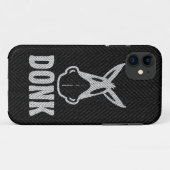 DONK -黒iPhone 5の場合の白 Case-Mate iPhoneケース (裏面(横))