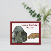 Donkey食べのApple製はがき ポストカード (スタンド正面)