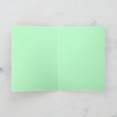 Donkey Birthday Card in Green カード (内部)