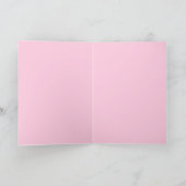 Donkey Birthday Card in Pink カード (内部)