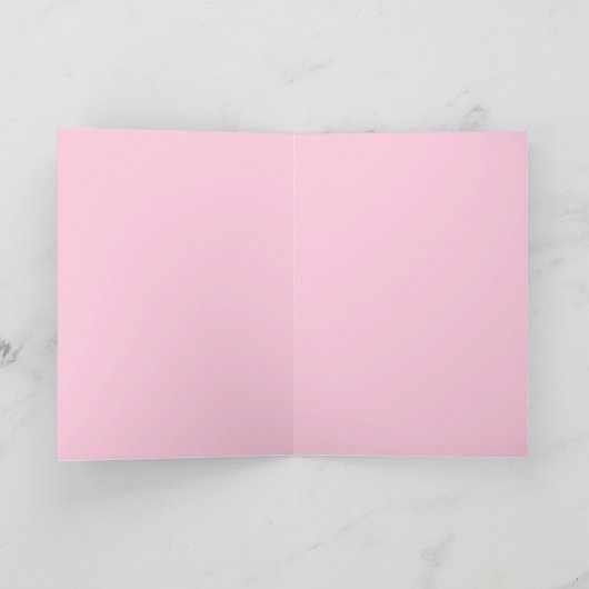 Donkey Birthday Card in Pink カード (内部)