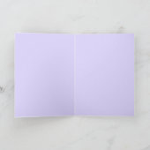 Donkey Birthday Card in Purple カード (内部)