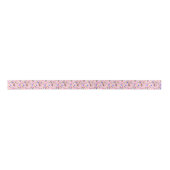 Donkey Birthday Satin Ribbon in Pink サテンリボン (正面)