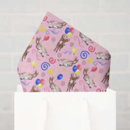 Donkey Birthday Tissue Paper in Pink 薄葉紙