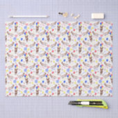 Donkey Birthday Tissue Paper in White 薄葉紙 (クラフト)