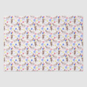 Donkey Birthday Tissue Paper in White 薄葉紙 (正面)