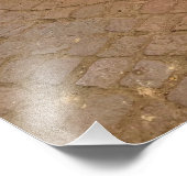 Donkey & Cart in the Medina - Marrakech,モロッコ フォトプリント (角)