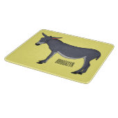 Donkey cartoon illustration カッティングボード (角)