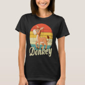 Donkey Cute Donkey Tシャツ (正面)