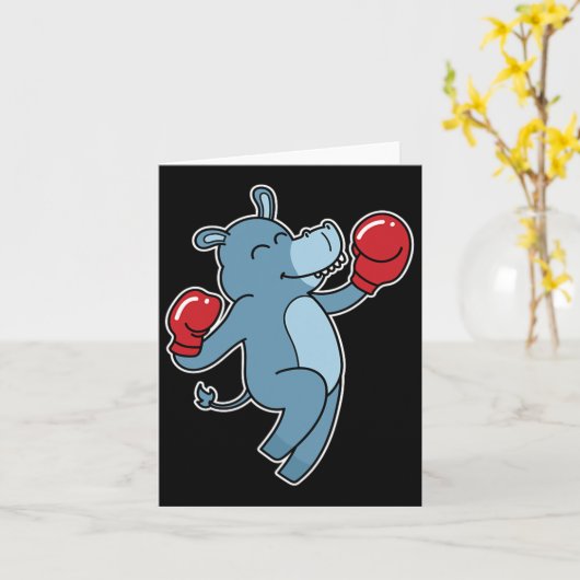 Donkey Doesボクシング カード (黄色い花)