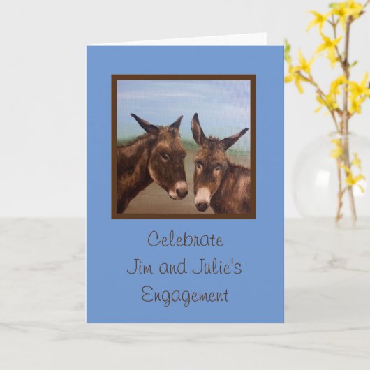 Donkey Double カード (黄色い花)