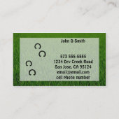 Donkey Farrier名刺 名刺 (裏面)