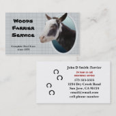 Donkey Farrier名刺 名刺 (正面/裏面)