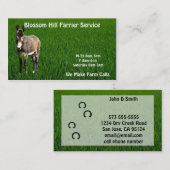 Donkey Farrier名刺 名刺 (正面/裏面)