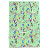 Donkey Gift Bag in Green ミディアムペーパーバッグ (裏面)