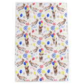 Donkey Gift Bag in White ミディアムペーパーバッグ (裏面)