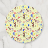 Donkey Gift Tags in Yellow フェイバータグ (裏面)