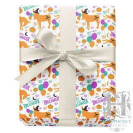 Donkey Halloween Gift Wrapping Paper ラッピングペーパー