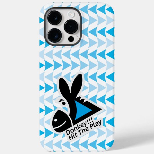 DONKEY !!! HIT THE PLAY BY MASANSER PIXELAT Case-Mate iPhoneケース (裏面)