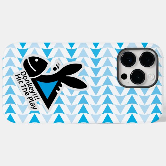 DONKEY !!! HIT THE PLAY BY MASANSER PIXELAT Case-Mate iPhoneケース (裏面 (横))