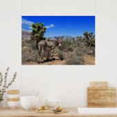 Donkey In the Desert in Las Vegas, NV ポスター (キッチン)