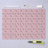 Donkey Love Valentine's Tissue Paper in Pink 薄葉紙 (クラフト)