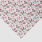 Donkey Love Valentine's Tissue Paper in White 薄葉紙 (詳細)