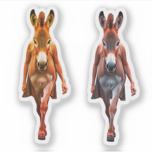 DONKEY PEOPLE シール (正面)