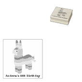 Donkey Pinataのメッセージカスタム誕生日 ラバースタンプ (押印)