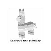 Donkey Pinataのメッセージカスタム誕生日 ラバースタンプ (インプリント)