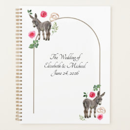 Donkey Pink Floral Wedding Planner プランナー手帳