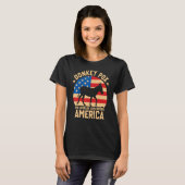 Donkey Pox The Disease Destroying America Donkeypo Tシャツ (正面フル)